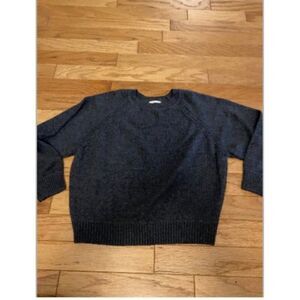 Universal Thread Gray Knit cotton blend long sleeve casual Sweater size Large